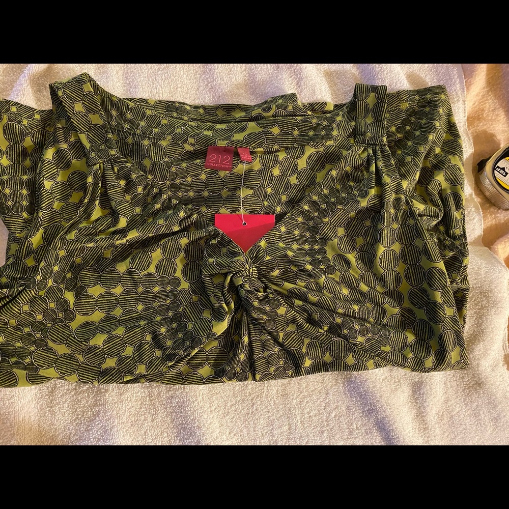 Ladies XL 212 Collection tank in green & black - Picture 4 of 9